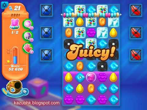 Candy Crush Soda Saga Level 2221 (3 stars, NO boosters)