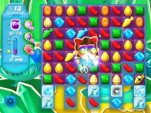 Candy Crush Soda Saga Level 990 - NO BOOSTERS