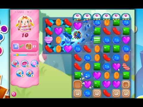 Candy Crush Saga Level 11004 - 3 Stars, 23 Moves Completed, No Boosters