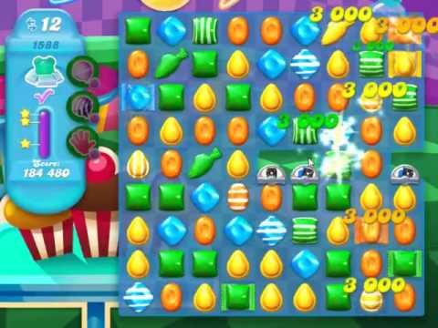 Candy Crush Soda Saga Level 1588 - NO BOOSTERS