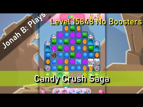 Candy Crush Saga Level 15848 No Boosters
