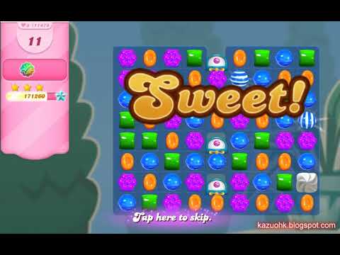 Candy Crush Saga Level 11478 (3 stars, No boosters)