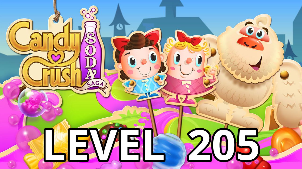 Candy Crush Soda Saga Level 205 Tips
